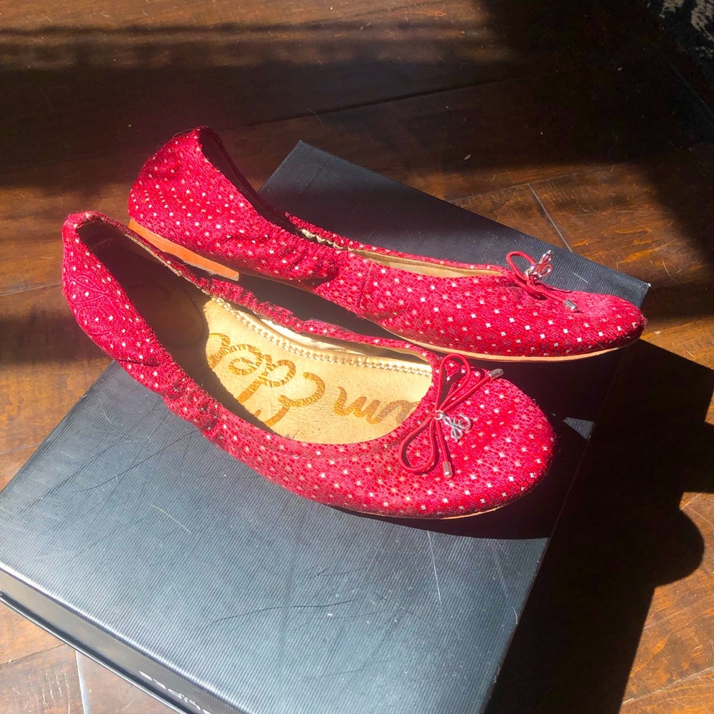 Sam Edelman fabric flats - size 9